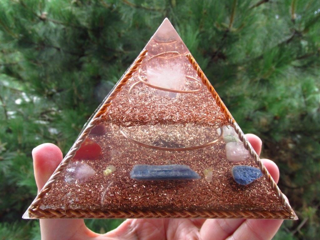 Copper Frame Orgone Pyramid