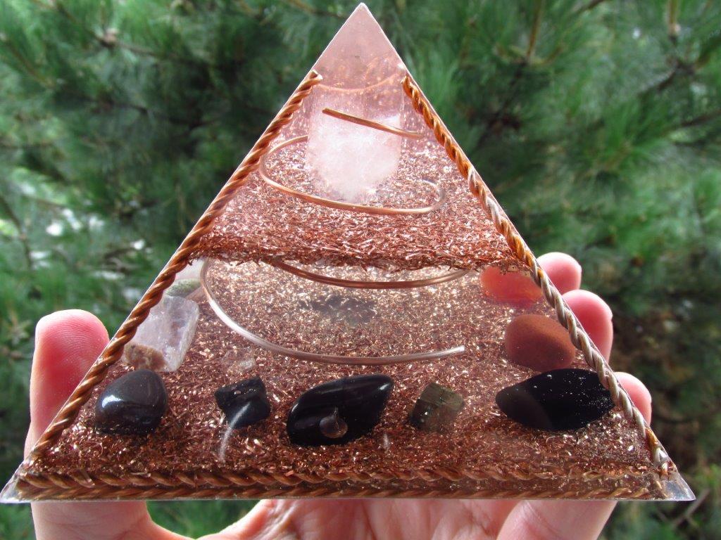 Copper Frame Orgone Pyramid